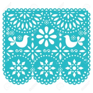 Paper Picado Verde (30 a Pack for 50$)