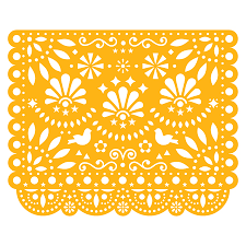 Papel Picado Amarillo (30 a Pack for 50$)