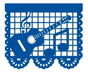 Papel Picado Azul (30 a Pack for 50$)